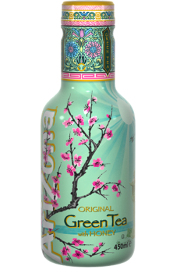 AriZona Green Tea with honey 450 ml PET "Z"