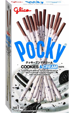 Pocky tyčinky Cookies & Cream Oreo 40 g