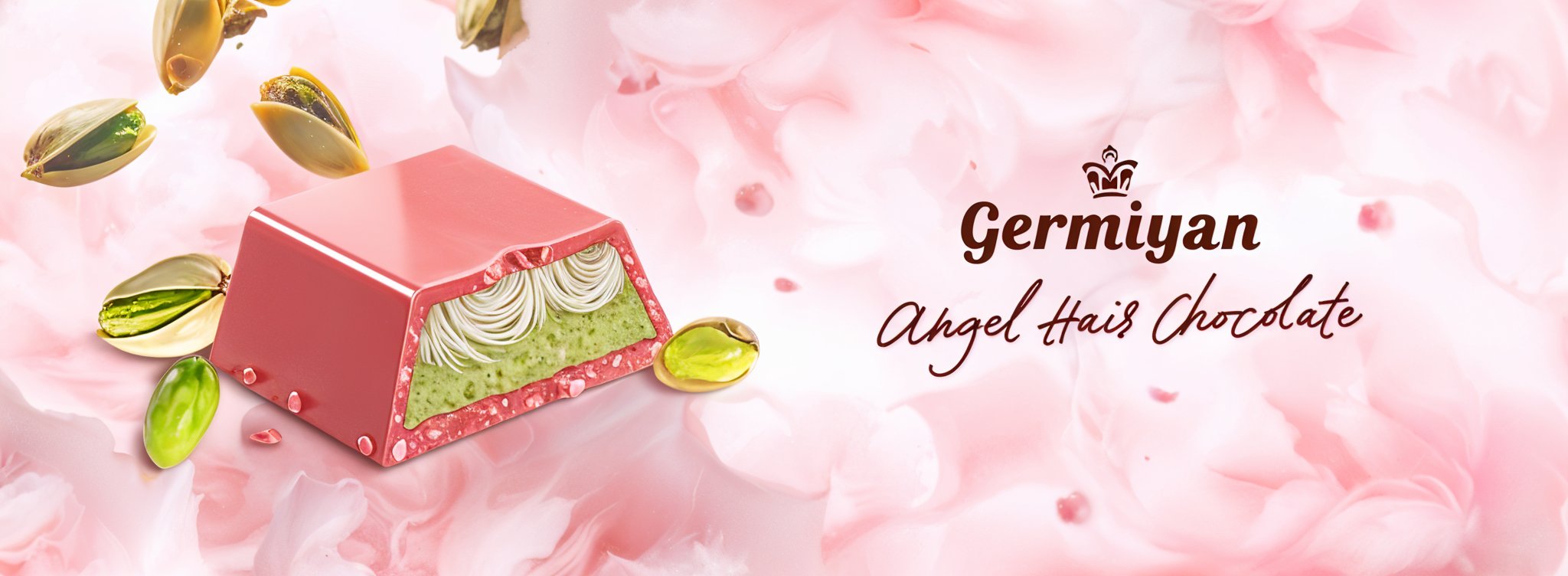 Angel Hair PINK cokolada 100g Germiyan