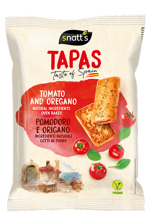 Snatt’s TAPAS chlebíčky - rajčiny, oregano 120g
