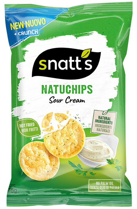 Snatt’s NATUCHIPS - kyslá smotana a petržlen 75g