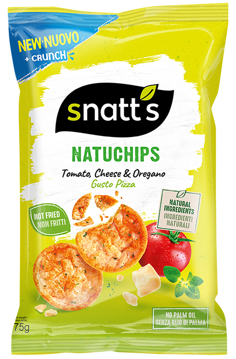 Snatt’s NATUCHIPS - paradajka, syr, oregano 75g