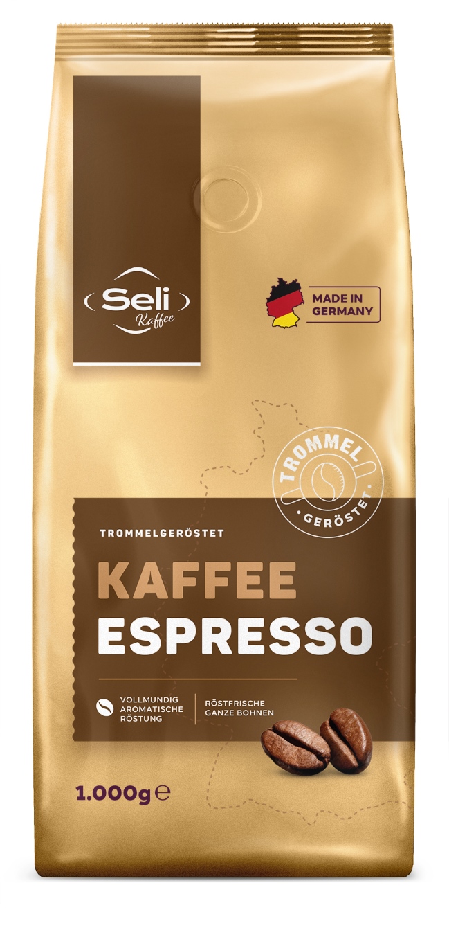 Seli Kaffee Espresso 1kg, zrková káva